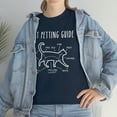 thumbnail image 7 of Cat Petting Guide - Funny Kitten Shirt - Fur Baby Cat Gift Tee - ID: 364, 7 of 7
