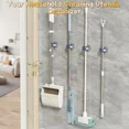 thumbnail image 4 of Soporte para fregona, soporte autoadhesivo para escoba, soporte para fregona montado en la pared, gancho para cepillo de barrido, organizador de almacenamiento, accesorios para baño y cocina, 4 of 5