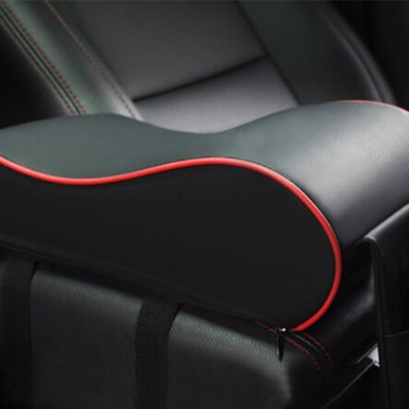 Leather Car Armrest Pad Covers Center Console Arm Rest Seat Box Pads Protective