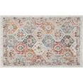 thumbnail image 3 of Traditional 2x3 Area Rug (2' x 3') Oriental Terra, Blue Indoor Scatter Easy to Clean, 3 of 8
