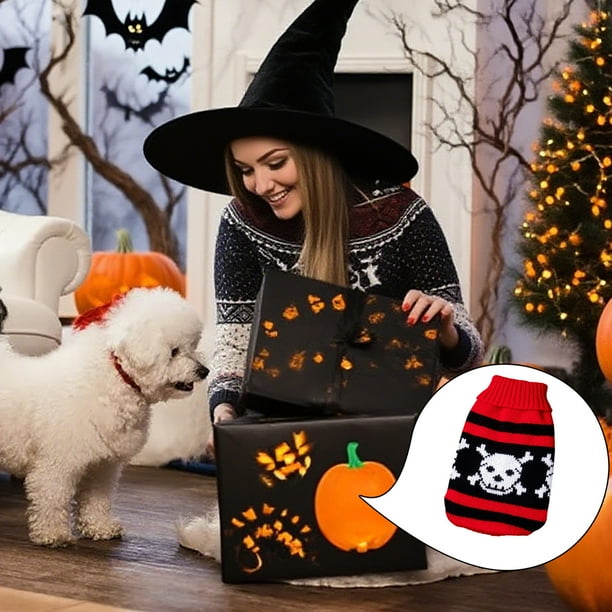 Ropa de Invierno para Perros Corkifa Dou, Ropa para Cachorros, Suéter Navideño de Punto