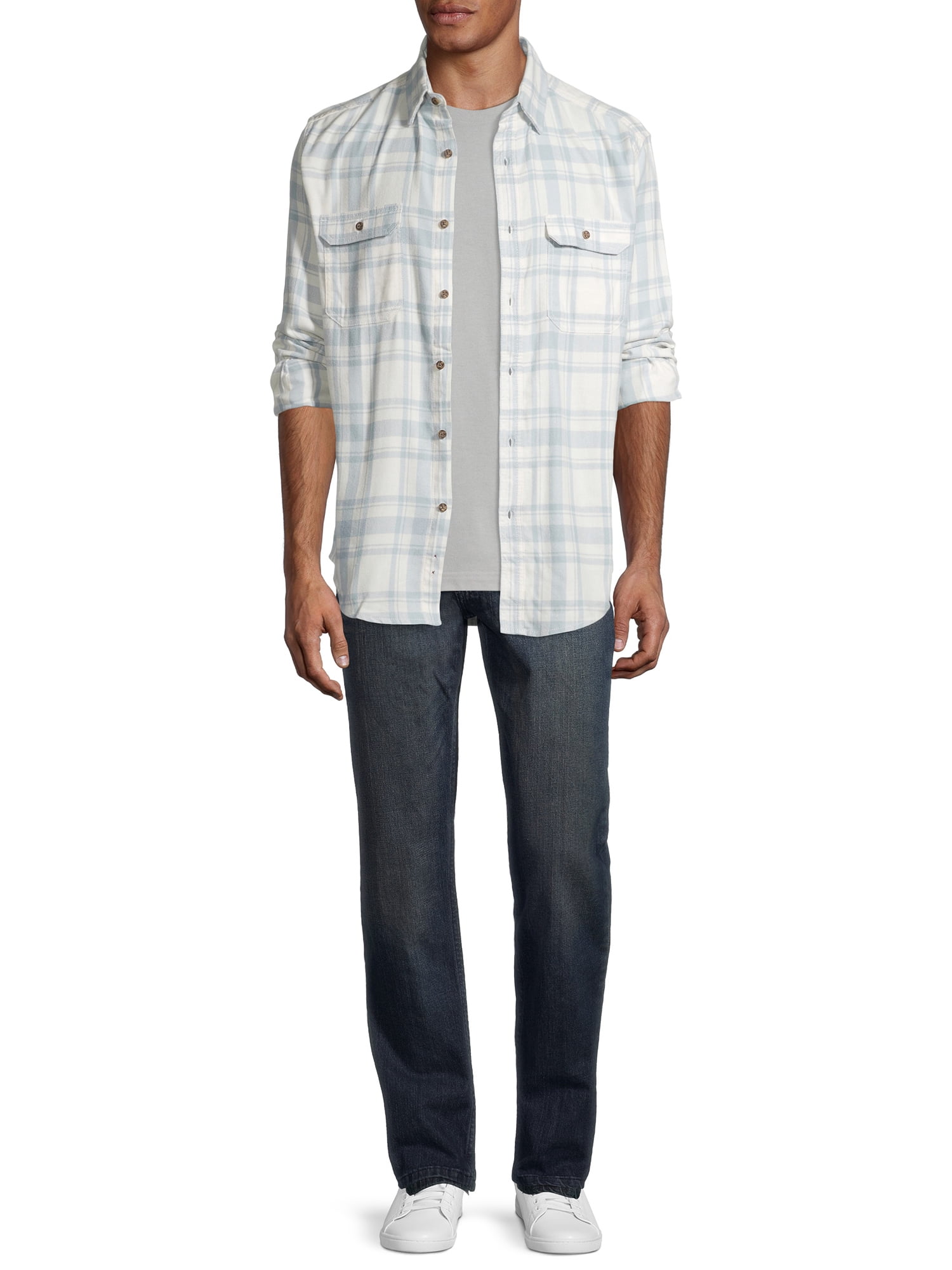George Men's and Big Men's Super Soft Flannel Shirt, up to George Men's and Big Men's Super Soft Flannel Shirt, up to