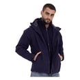 thumbnail image 1 of Chamarra para Hombre Impermeable con Gorro de Invierno para Senderismo Azul Oscuro, 1 of 9