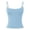 Light Blue, variant on Tank Top for Women Sleeveless Spaghetti Strap Tank Tops with Built in Bra Slim Fitted Sports Bras Women Tops