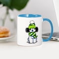 thumbnail image 3 of CafePress - Parti Poodle Scarf Mug - 11 oz Ceramic Mug - Novelty Coffee Tea Cup, 3 of 4