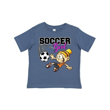 

Inktastic Soccer Girl Gift Toddler Toddler Girl T-Shirt