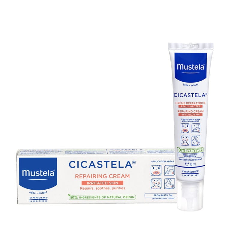 Mustela Cicastela® Moisture Recovery Cream, 1.35 fl oz (40 ml)