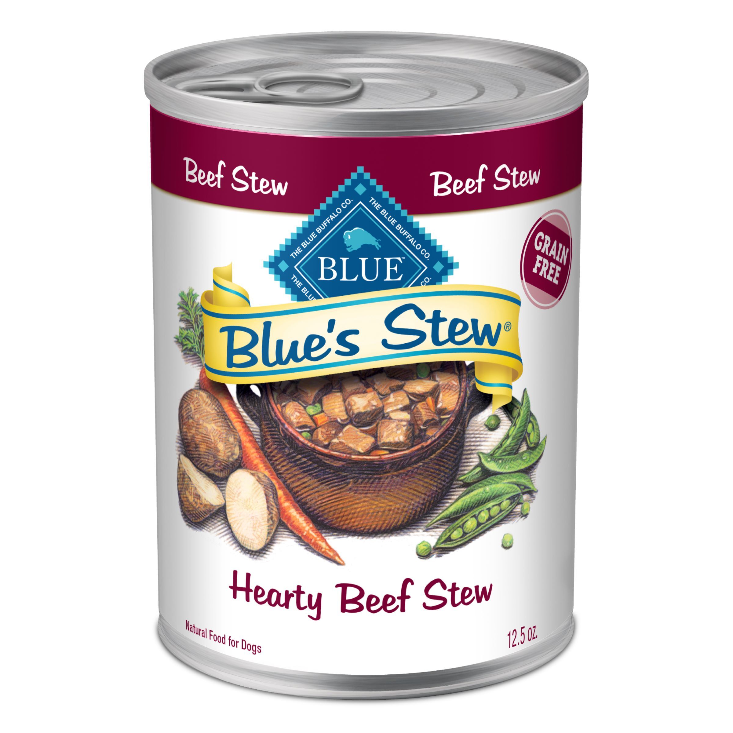 Blue Buffalo Blue's Stew Grain-Free Wet Dog Food, Beef, 12 Pack photo 2