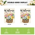 thumbnail image 6 of Spring Garden Flag 12x18 Inch Double Sided Outside, Floral Welcome Yard Outdoor Flag, 6 of 6
