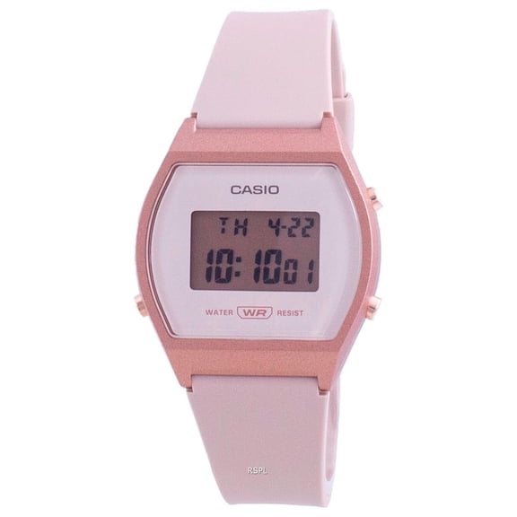 Casio Youth Rose Gold Band Digital LW-204-4A Women's Watch