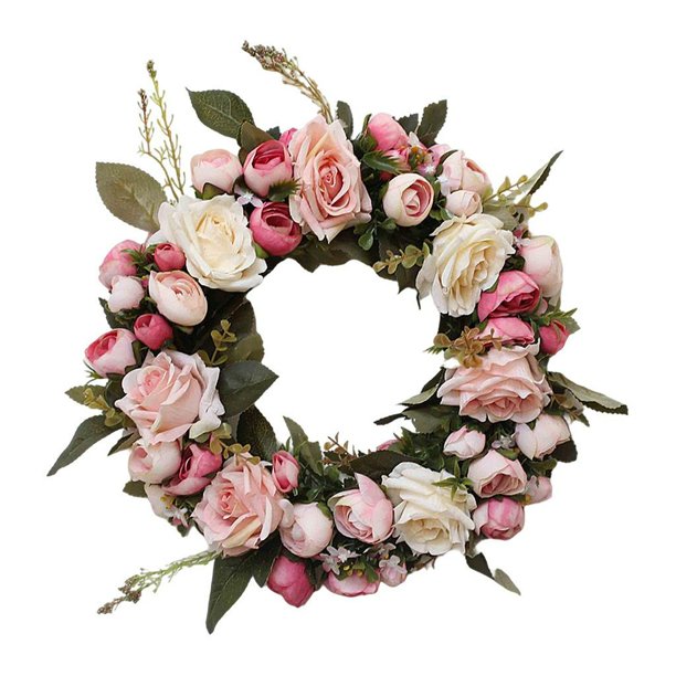 Guirnalda artificial Guirnalda vintage Guirnalda colgante Fiesta Guirnalda de rosas