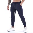 thumbnail image 4 of Inleife Mens Pants 2025 Men Fashion Solid Casual Elastic Waist With Pocket Trousers Sport Pants, 4 of 6