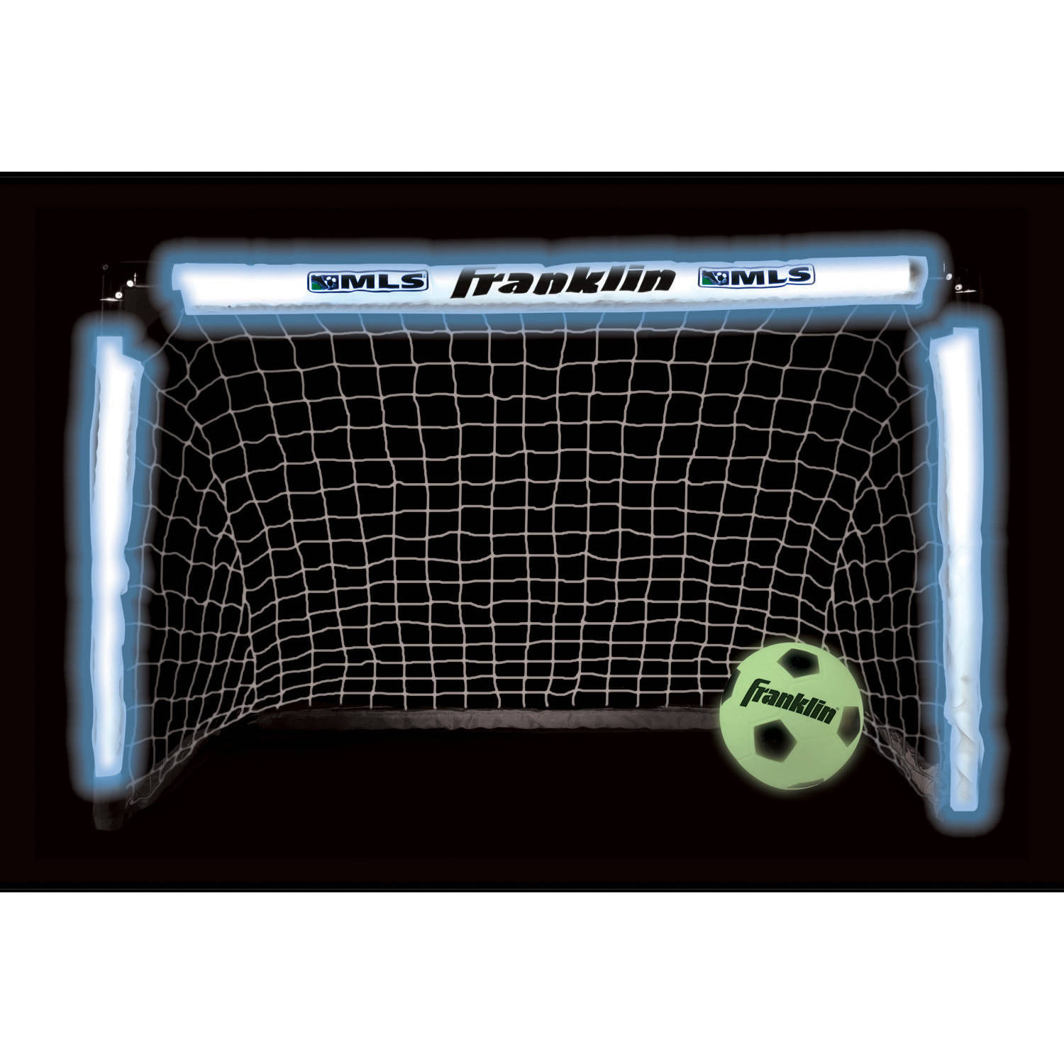 フランクリンスポーツMLS Light Upゴールとボールセット | Franklin Sports MLSフォールドアンドゴーサッカーゴール