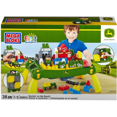 john deere mega bloks table
