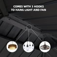 thumbnail image 3 of PURPLE LEAF 6' X 8' Hardtop Grill Gazebo BBQ Shelter Gazebo Canopy with Double Galvanized Steel Roof for Patio, Backyard, and Deck, 3 of 8