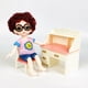 thumbnail image 4 of Escritorio de Moderno Y Creativo con Taburete, Modelo de Muebles para de 16cm, Accesorios coración, de Cumpleaños para Niñ Blanco rosa Yotijar escritorio de la casa de muñecas, 4 of 10