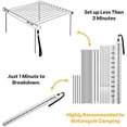 thumbnail image 4 of Collapsible Fire Pit: Portable Charcoal Grill That Transforms Your Outdoor Experience, Rust-Proof And Ready For Adventure, 4 of 7