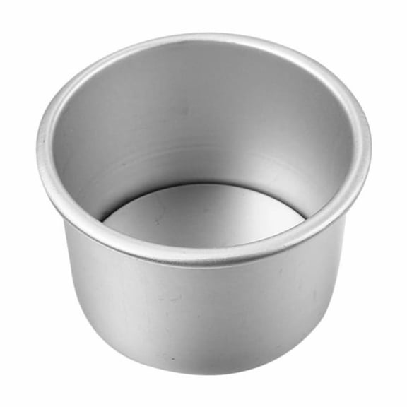 Anodized Aluminum Mini Cake Pans 2.5 Inch Removable Bottom Individual Dessert Baking Molds for Christmas Holiday Treats