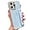 Blue, variant on Compatible iPhone 14 Pro Max Case for Women Girls, Cute Heart Pattern TPU Plating case with Adjustable Wrist Strap case for iPhone 14 Pro Max-White