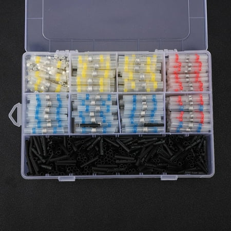 

ESTINK Solder Terminal 800PCs Solder Sleeve Welding Kit Industrial Accessory Heat Shrink Insulation Waterproof Solder Sleeve