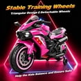 thumbnail image 4 of HNH Kids Ride on Motorcycle, 12V Power Ride on Toys for Toddler, Electric Motorcycle with Music, Bluetooth, Lights, 4 of 7