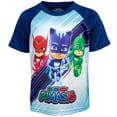 thumbnail image 4 of PJ Masks Catboy Owlette Gekko Big Boys T-Shirt Tank Top and French Terry Shorts 3 Piece Outfit Set Toddler to Big Kid, 4 of 5