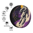 thumbnail image 4 of Easygdp Astronaut Floating purple Space Wheel Cover,Spare Tire Cover,4-17in Spare Tire Cover Universal Fit for Trailer, Car, Truck, SUV, Jeep-14 inch, 4 of 6