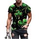 thumbnail image 1 of Mens Camisetas Casual Impreso Cuello Redondo Suéter, Deportes Camisetas Hombres Manga Corta Gimnasio Superior, 1 of 8