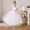 White, variant on Zecgelong Girls Dresses For Party Dress For Kids Age 7 12 Elegant Net Gown With Beading For Stage Performance And Casual Wear Girls Party Dresses Size 7-8 Years White