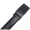 thumbnail image 4 of Marshal Men's Genuine Leather Ratchet Dress Belt With Automatic Buckle Black Buckle1, 32", 4 of 9