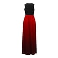 thumbnail image 6 of Tqcoqu Summer Maxi Print Patchwork Dresses for Women,Sleeveless Casual Flowy Tiered Dress Vacation Beach Sundresses with Pockets, 6 of 9
