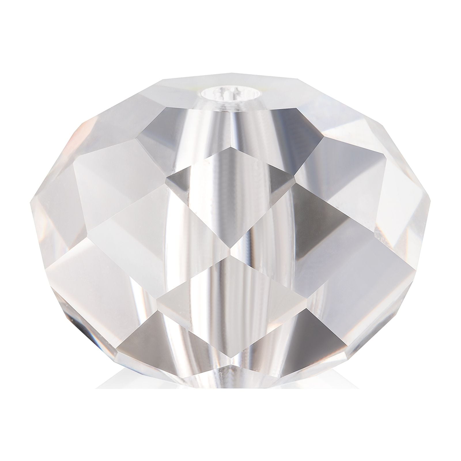 288 Pieces (6mm) Crystal | Preciosa Crystal Bellatrix Glass Faceted Rondelle Beads