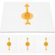 thumbnail image 3 of 4 piezas de hilanderos transparentes para juegos de matemáticas con flecha giratoria para juegos de fiesta y enseñanza, 3 of 7