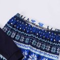 thumbnail image 6 of Bjutir Family Christmas Pajamas Christmas Kids Pajamas Set Printed Crew Neck Long Sleeve Top With Trousers Sleepwear,Blue,Size 13-14 Years, 6 of 8