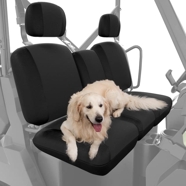 Fundas de asiento para UTV KEMIMOTO, impermeables, negras, Can Am Defender