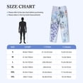 thumbnail image 4 of Fotbe Bird Butterfly Stripe Pantalones de Pijama para Hombre, Pantalones de Dormir, Pantalones de Casa con Cintura Ajustable y Bolsillos-X-Large, 4 of 6