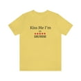 thumbnail image 2 of Kiss Me I'm 5 Star Girlfriend Unisex Jersey Short Sleeve Tee, 2 of 8