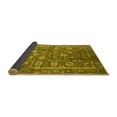 thumbnail image 2 of Ahgly Company Indoor Rectangle Oriental Yellow Industrial Area Rugs, 2' x 5', 2 of 4