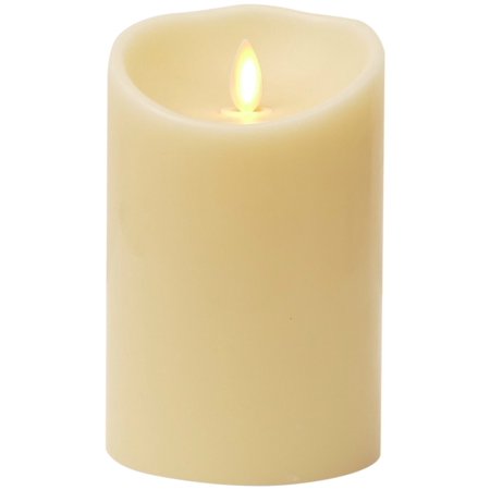 Luminara Flameless Candle: Vanilla Scented Moving Flame Candle with Timer (5