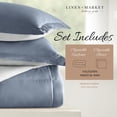 thumbnail image 2 of Linen Market Ensemble de Couette Réversible Taille Grand (3 Pcs) - Couette Alternative Douce et Légère - Comprend Votre Couette Grand et 2 Taies d'Oreiller, 2 of 5