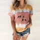 thumbnail image 2 of Gibobby Casual Playera de Manga Corta para Mujer Tops para mujer, sudaderas para mujer, camisas manga larga con cuello redondo, Tops tipo túnica para mallas, camisa(Caqui,M), 2 of 5