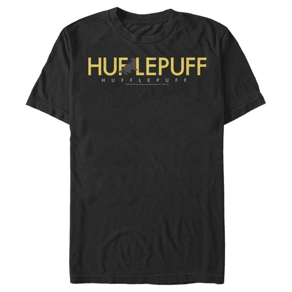 Men's Harry Potter Hufflepuff House Pride Graphic Tee Black 3X Large