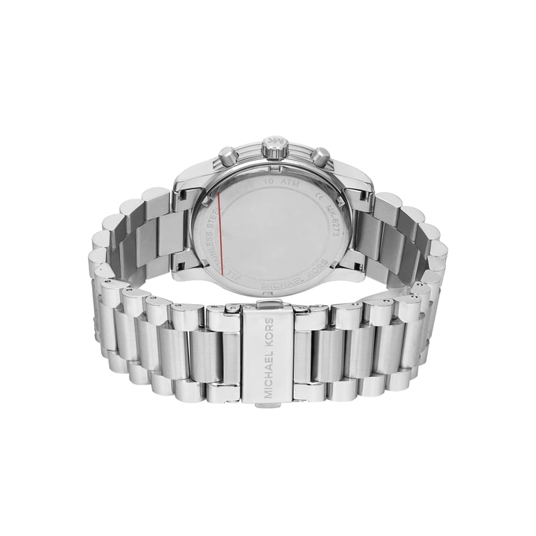 New Michael Kors Cooper Steel Chronograph Silver Dial Lady  display picture 1