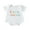 White, variant on Bagilaanoe Newborn Baby Girl Rompers Letter Print Short Sleeve Bodysuits 3M 6M 12M 18M Infant Casual One Piece Short Jumpsuit