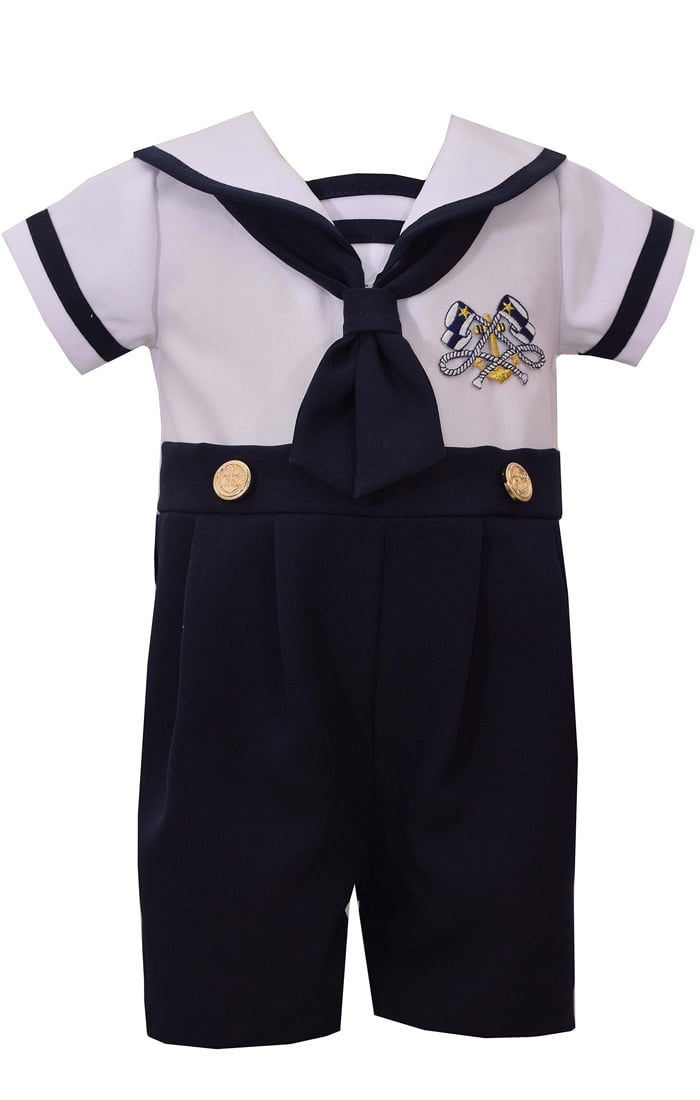 Bonnie Jean Boys Nautical Boys Shortall