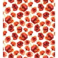 thumbnail image 3 of Ambesonne Flower Duvet Cover Sets, Poppies Garden Floral, 2-Twin, Scarlet White Red, 3 of 4