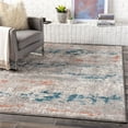 thumbnail image 2 of Surya Tibetan TBT-2328 79x114" Rectangle Modern Fabric Rug in Gray/Teal, 2 of 6