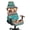 Aztec Cow Print Teal, variant on SEANATIVE Gamer Chair Covers Stretchable High Back Executive Boss Gaming Computer Desk Chair Covers Universal Slipcover with Arm Rest Cover, Office Armchair Decor, Aztec Camo Zebra Pattern