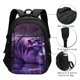 thumbnail image 3 of Disketp Purple Hippo In Water Mochila de Viaje Estampada para Laptop con Puerto de Carga USB, Mochila Impermeable para Computadora – Regalo para Hombres y Mujeres, 3 of 7