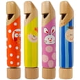 thumbnail image 1 of Wood Slide Whistle for Kids Playing Assorted Color Small and Lightweight Musical Toy Instrument, 1 of 8